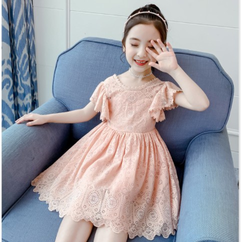 Váy đầm công chúa bé gái lớn size đại - Váy ren cho bé size 110-160