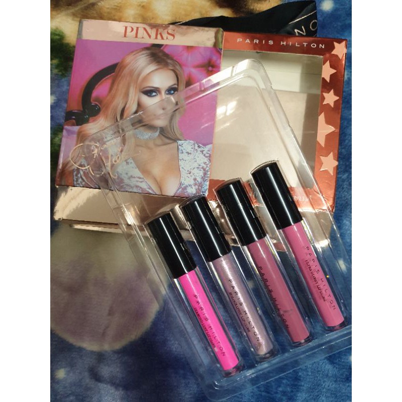 Set 4 màu son thương hiệu  Paris Hilton USA không trôi..