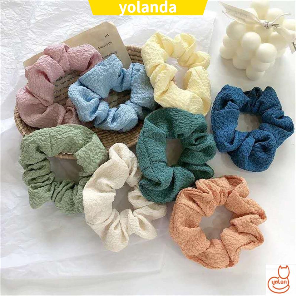 Dây buộc tóc co giãn nhiều màu sắc kẹo ngọt phong cách Hàn Quốc thời trang dành cho nữ