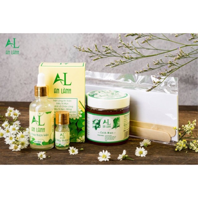 [ Hàng Chinh Hãng] Combo Triệt Lông Vĩnh Viễn ( Wax Lông + Mỡ Trăn An Lành Tặng Sét Giấy Và 2 Que Wax)