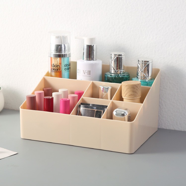 Khay đựng card, đồ dùng bằng nhựa nhiều ngăn đa năng, phụ kiện thời trang Decorme