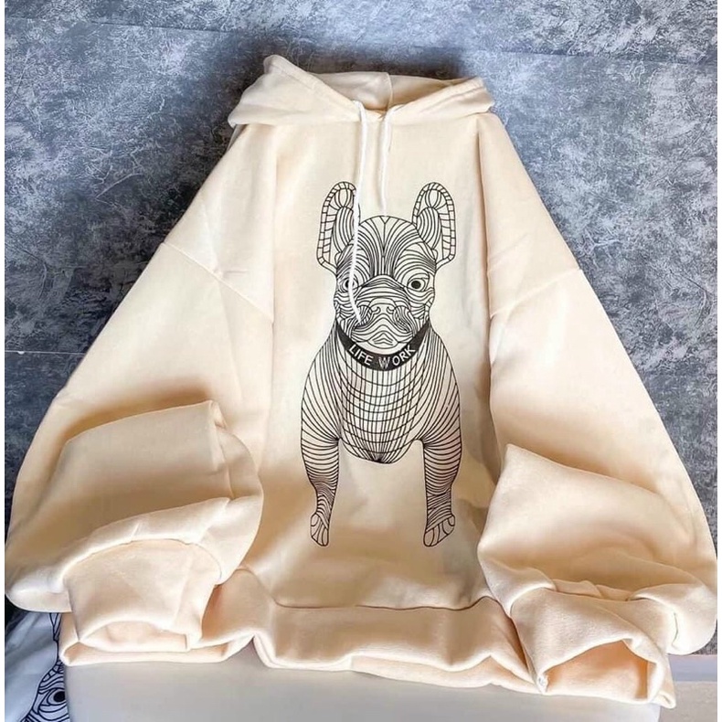 HOODIE NỈ CÚN PUG SIÊU HOT