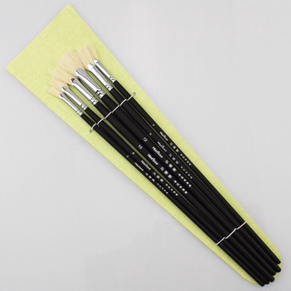 bộ 6 cọ quạt,cọ chấm cây, cọ vẽ mây