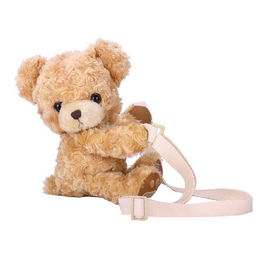 Túi xách vải bông hình gấu teddy xinh xắn