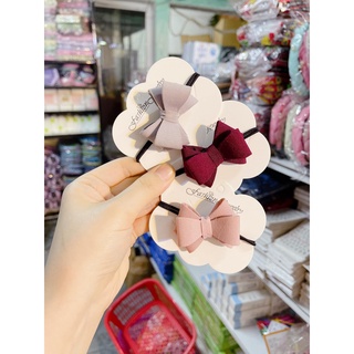 Buộc nơ và set kẹp gắn thú cho bé gái
