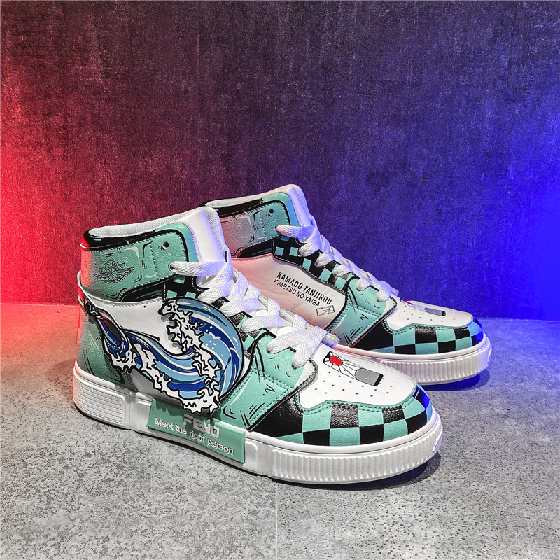 [Mã FAGREEN245 giảm 10% tối đa 30K đơn 99K] Men's fashion high-neck sports shoes | BigBuy360 - bigbuy360.vn