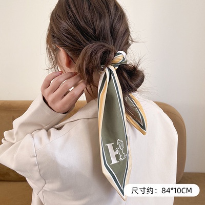Khăn lụa buộc tóc nữ đẹp sang trọng phong cách Hàn Quốc