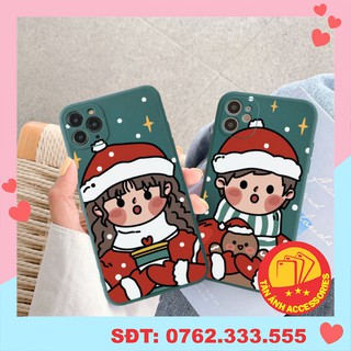 Ốp lưng iphone vuông cặp đôi noel 6/6plus/6s/6s plus/7/7plus/8/8plus/x/xs/xs max/11/11 promax/12 /12 pro max