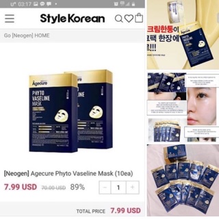 Mặt nạ vàng neogen 180