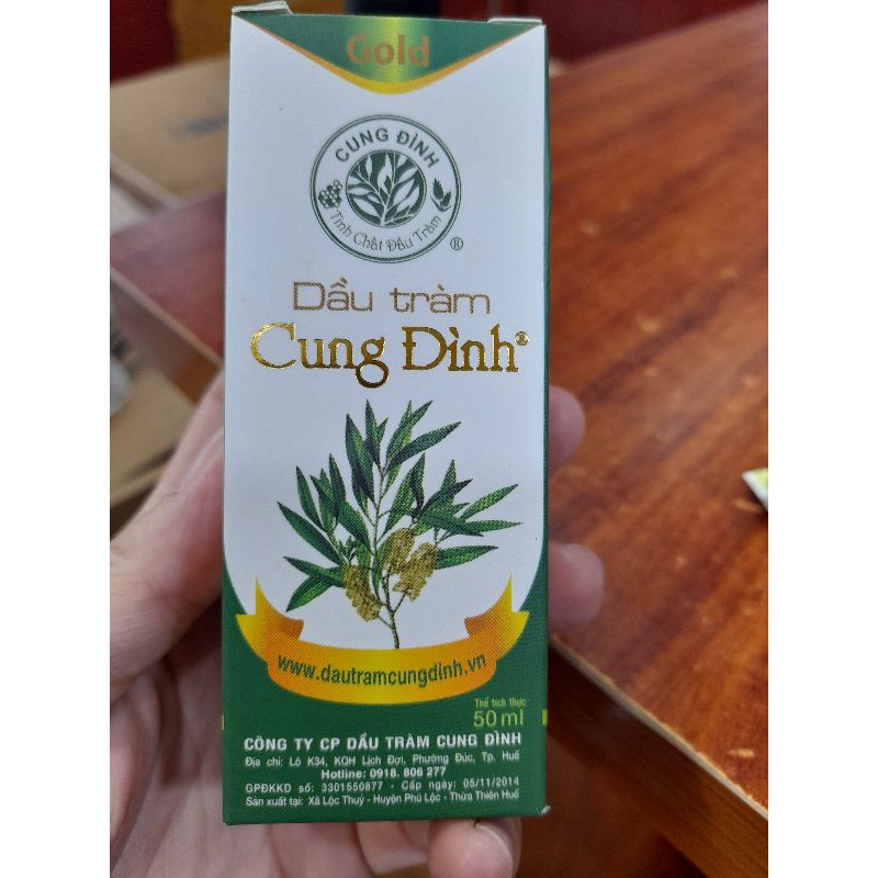 Dầu Tràm Cung Đình Gold.Lọ 50 ml