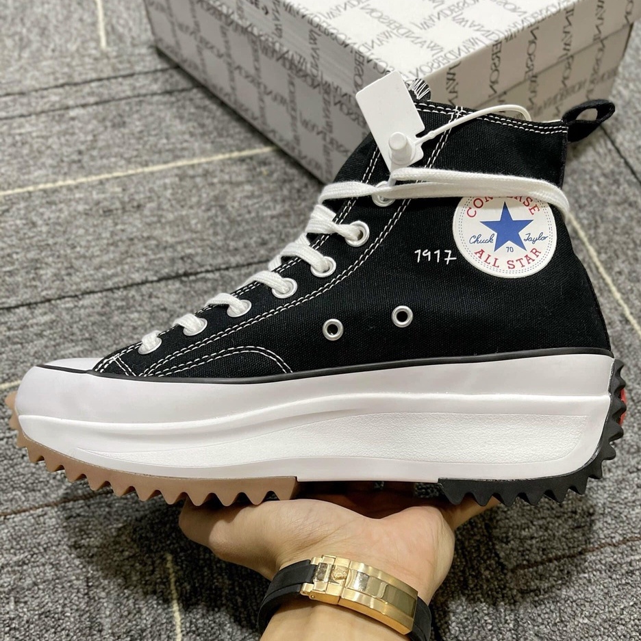 Giày Converse Run Star High, Bản SC cổ cao đế độn cho cả nam và nữ