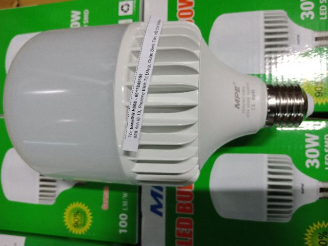 Bóng đèn Led búp trụ 30W MPE