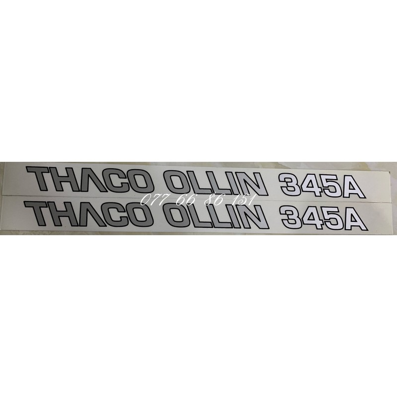 Tem Chữ Dán Thaco Ollin 345A