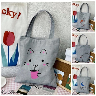 Bộ sưu tập Túi thời trang cao cấp A4,Túi Tote Vải Canvas đeo vai đi học có khóa kéo, ngăn phụ cực hot.