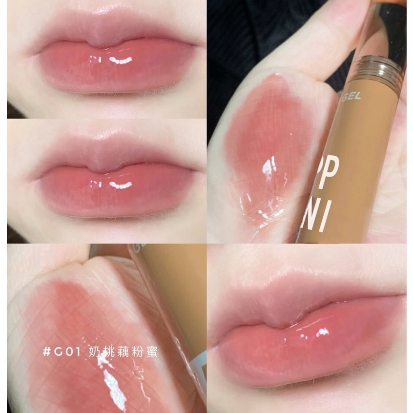 Son Bóng Bền Màu Mềm Môi CAPUVINI Syrup Lip Gel Nội Địa Trung