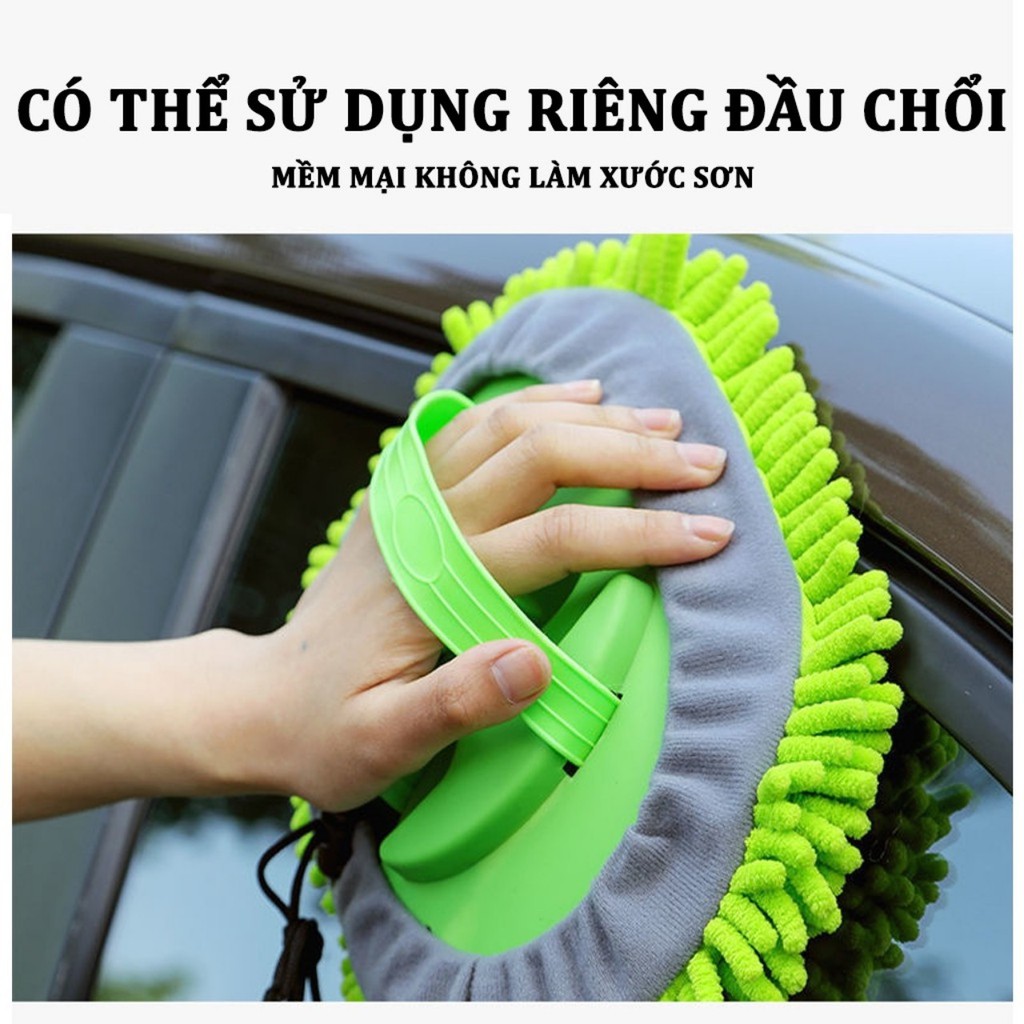 Chổi Lau Xe Ô Tô, Điều Chỉnh Được Độ Dài 3 Nấc Đa Năng Siêu Tốt DCXC1