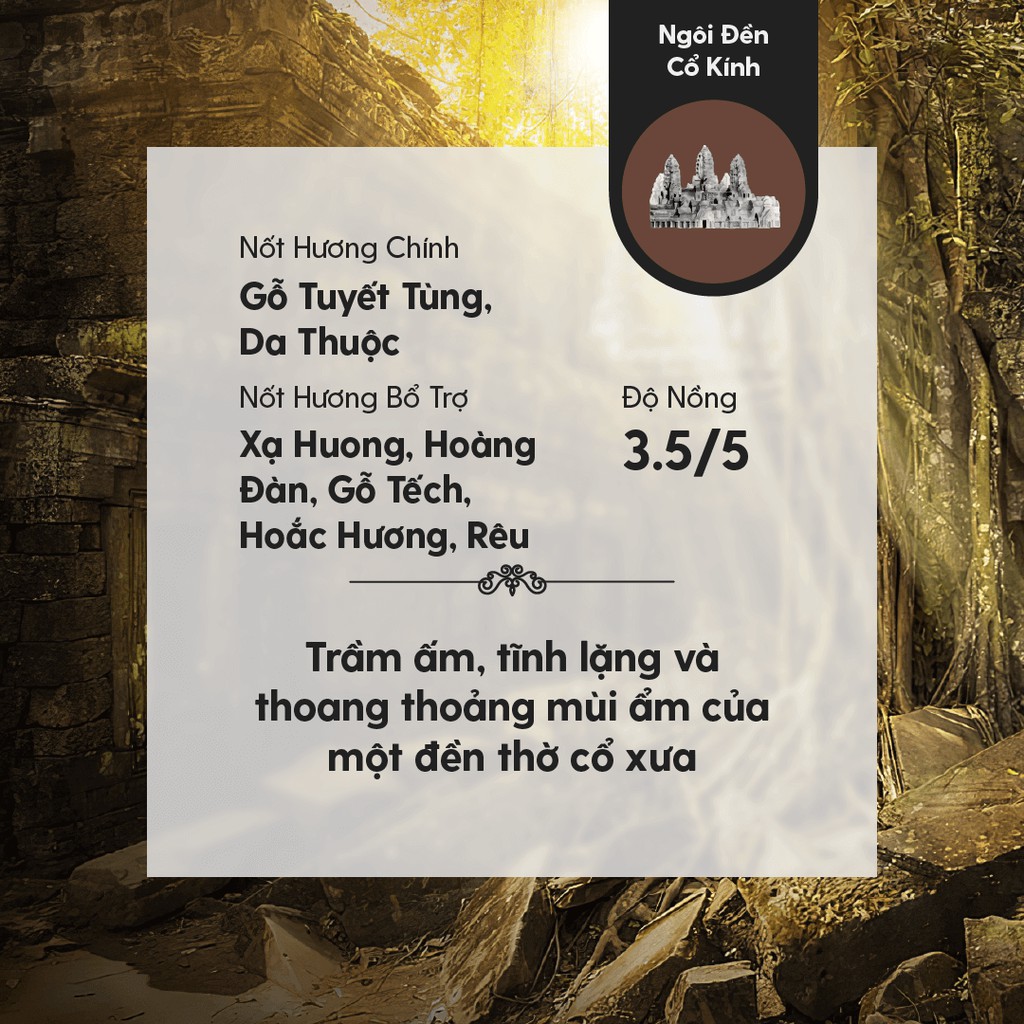 Tinh Dầu Phối Hương Ancient Temple (Gỗ Rêu Cổ) Làm Nến Thơm, Xông Thơm Phòng HENY GARDEN