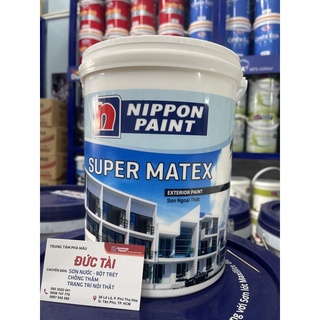 Sơn phủ trắng Nippon supermatex ngoài trời 5lit