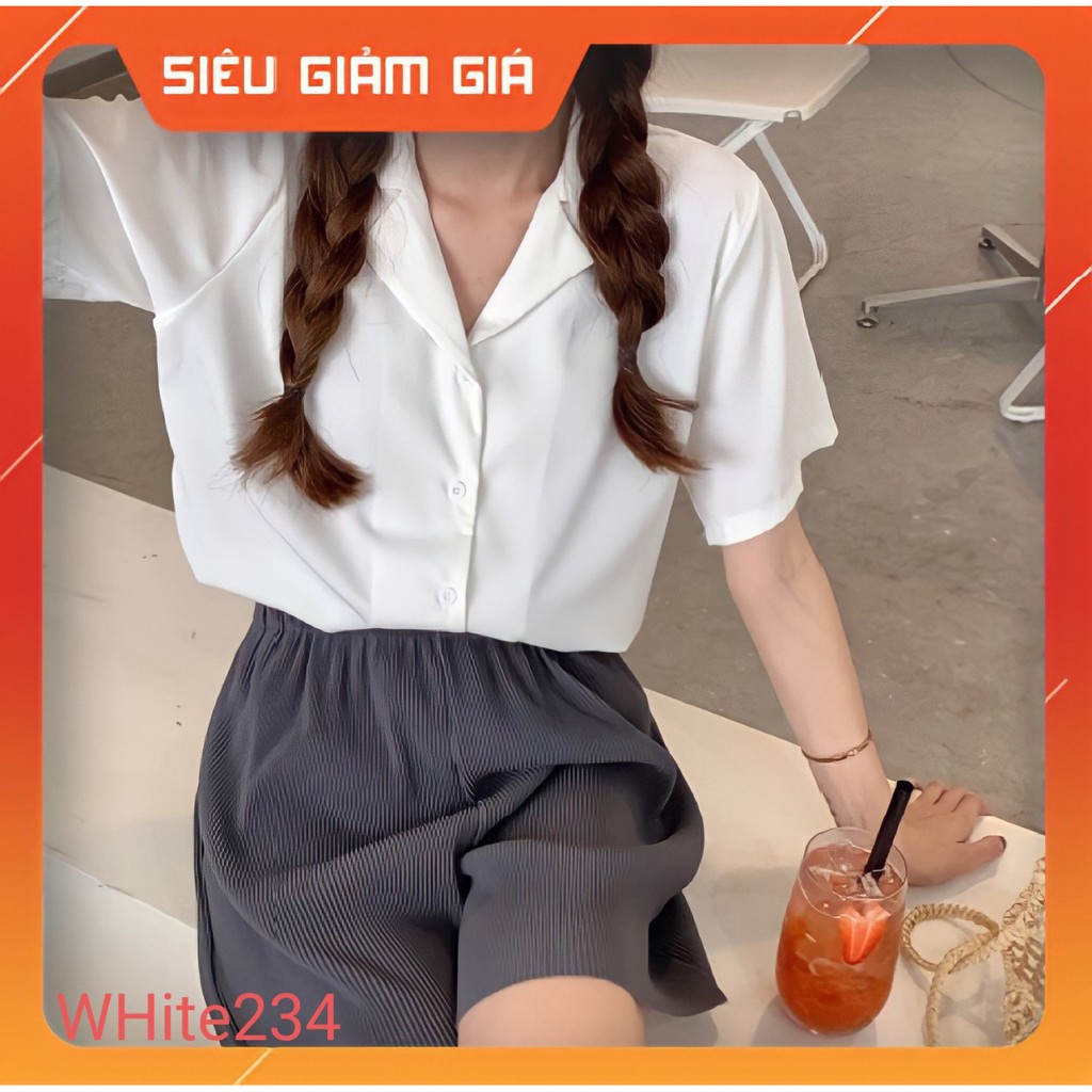 Áo sơ mi tay ngắn cổ vest, dáng công sở , 4 màu !!!! Áp dụng Freeship extra cho đơn từ 50k!!!!! Shop bán giá sỉ !