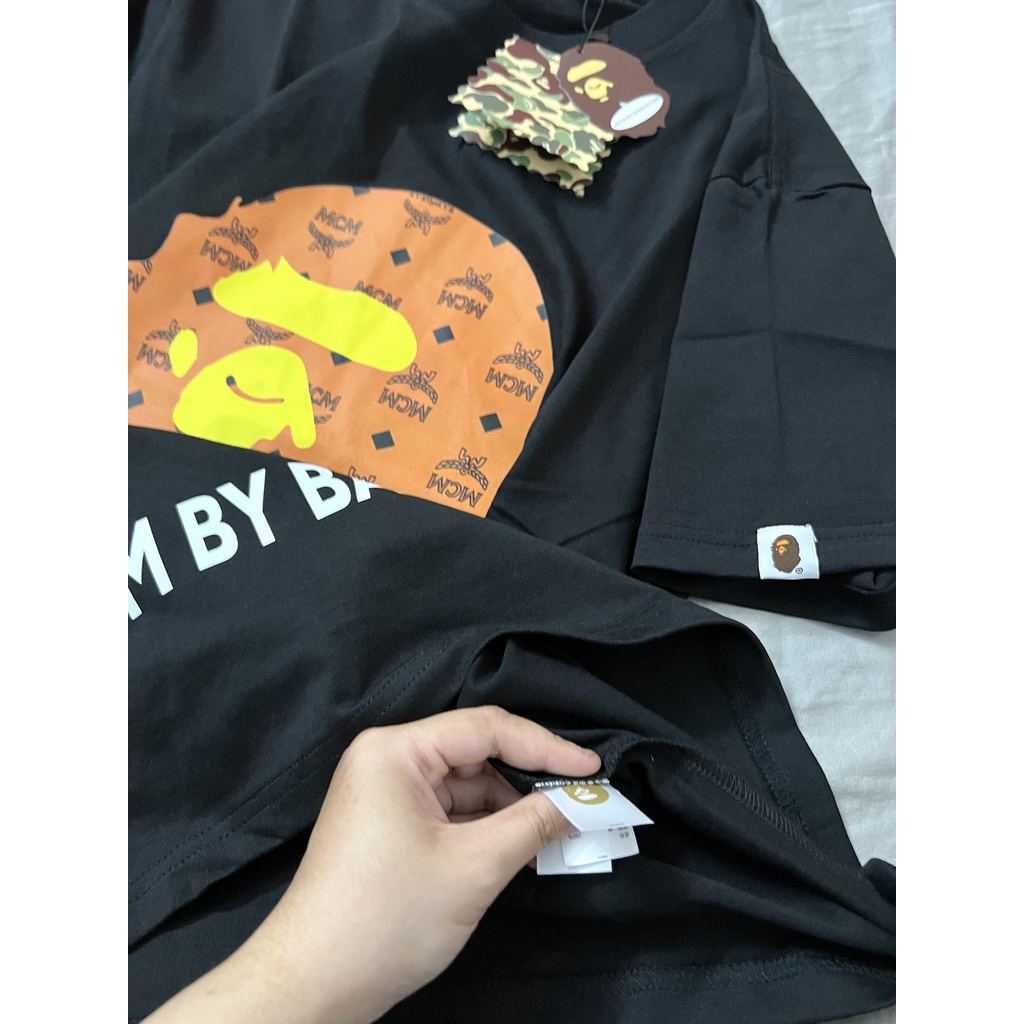 Áo Thun BAPE , Áo Thun Tay Ngắn Chất Liệu Cotton Họa Tiết BAPE Thời Trang Dành Cho Cả Nam Và Nữ