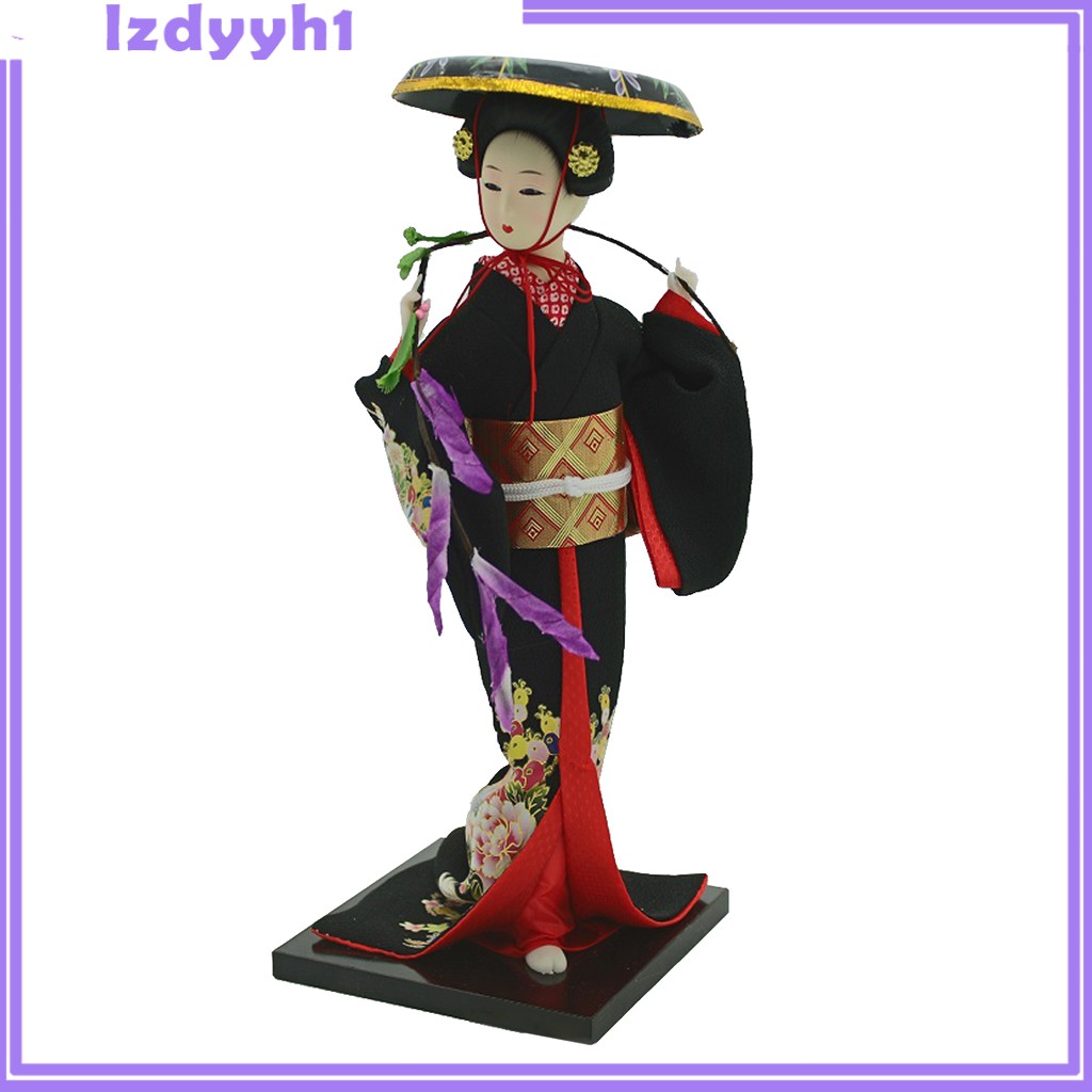 Búp Bê Geisha Mặc Kimono 12 Inch