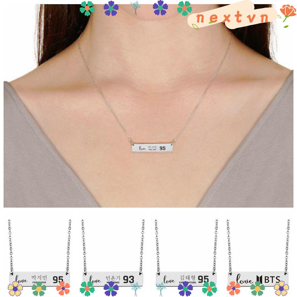 Vòng cổ Mặt Chữ Tiếng Anh BTS ARMY