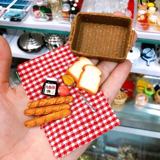 Set rổ bánh mỳ Mô hình