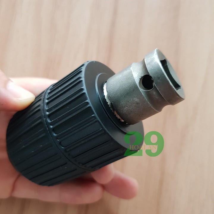 Đầu chuyển bulong sang đầu kẹp mũi khoan 13ly  tự động