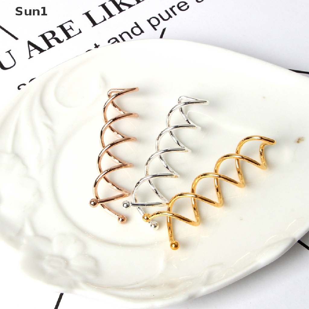 Set 1 / 10 Kẹp Tóc Dạng Xoắn Ốc Dành Cho Nữ