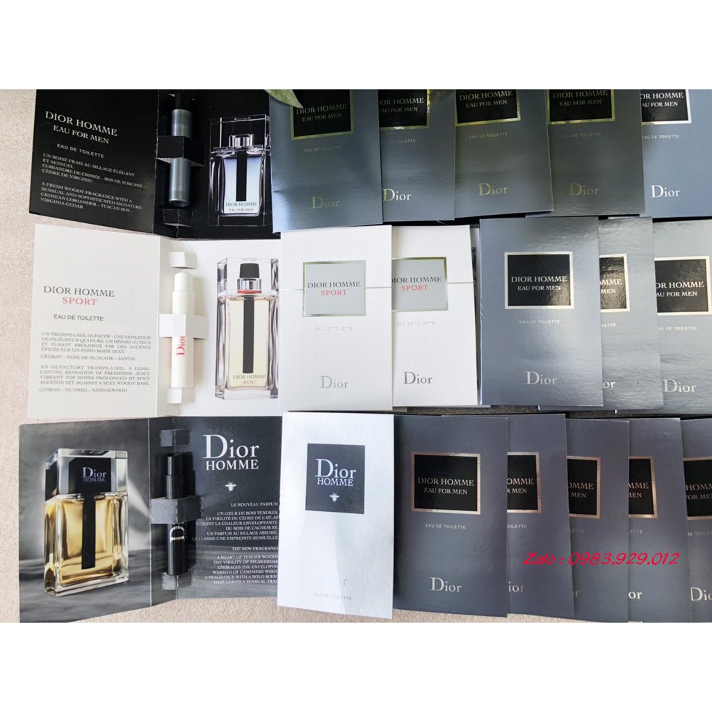 Nước hoa Nam Vial Dior Homme
