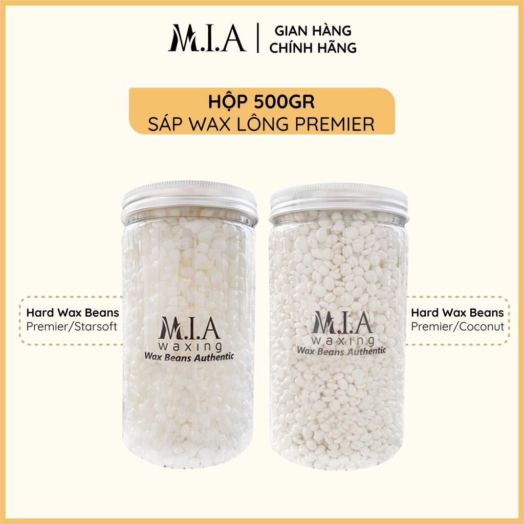 Hộp 500gr Sáp Wax Lông Nóng Cao Cấp Coconut hương dừa siêu bám lông, wax tay chân, bikini, wax nách