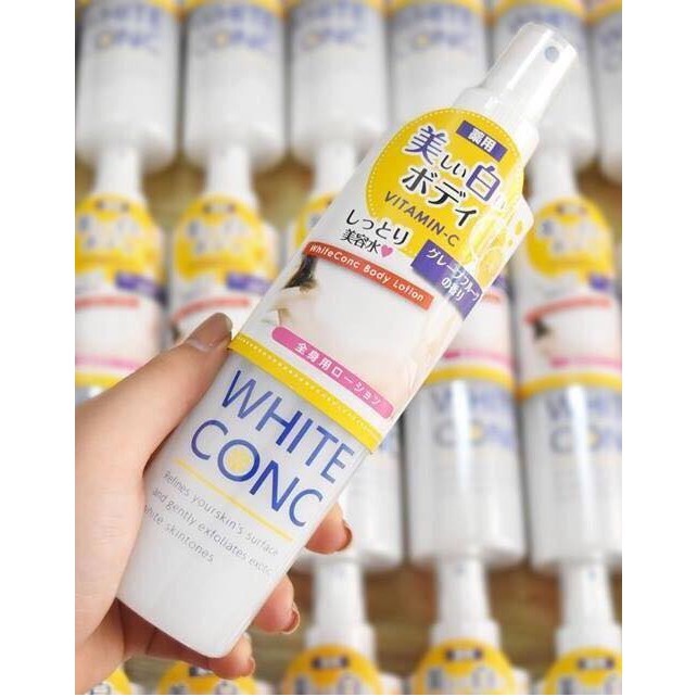 Xịt White CONC dưỡng trắng da Nhật Bản chính hãng - Chai 245ml