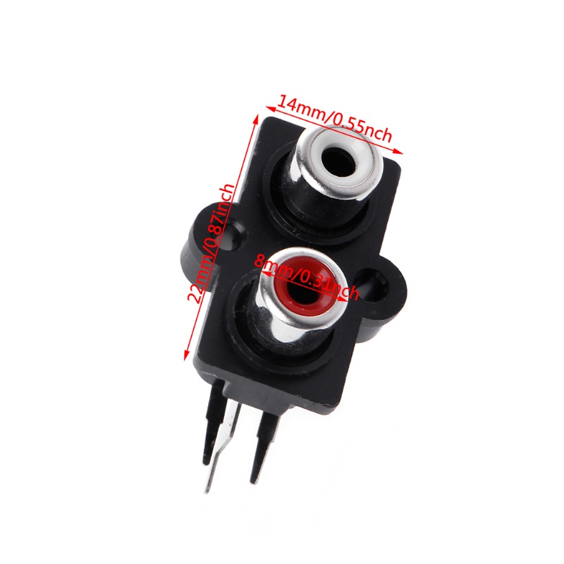 Set 5 Đầu Nối Âm Thanh RCA 2 Vị Trí