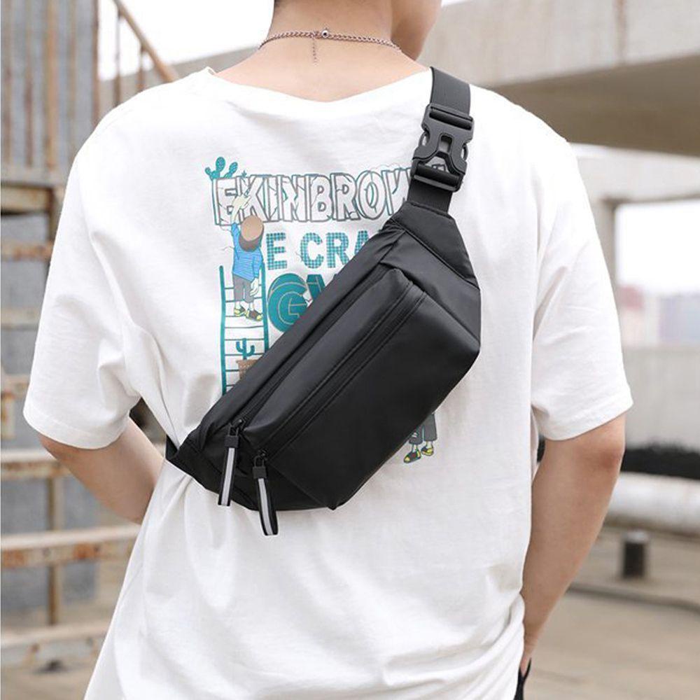 Túi Đeo Hông Bằng Nylon Chống Nước Nhiều Ngăn Thời Trang Cho Nam