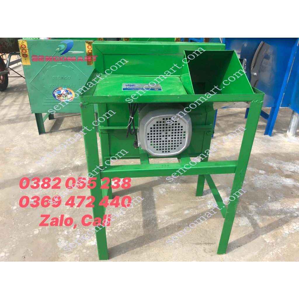 Máy Băm Chuối, Băm Cỏ Vuông Đa Năng - Đông cơ 1,5Kw Khung Thép Chịu Lực