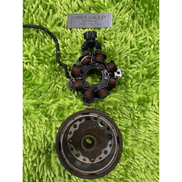 WALANG MÂM LỬA (ROTOR &amp; STATOR) 120 SPORT/RG/RGV/SATRIA ZIN THÁO XE