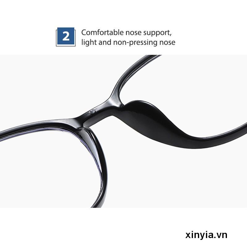 Mắt Kính Quang Học Chống Ánh Sáng Xanh Gọng Lớn Thời Trang Unisex