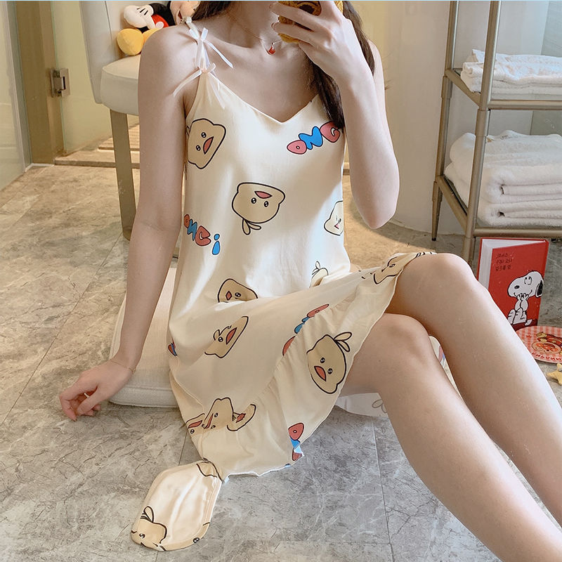 Super Cute Super Soft Stretched Two-Way Nightwear