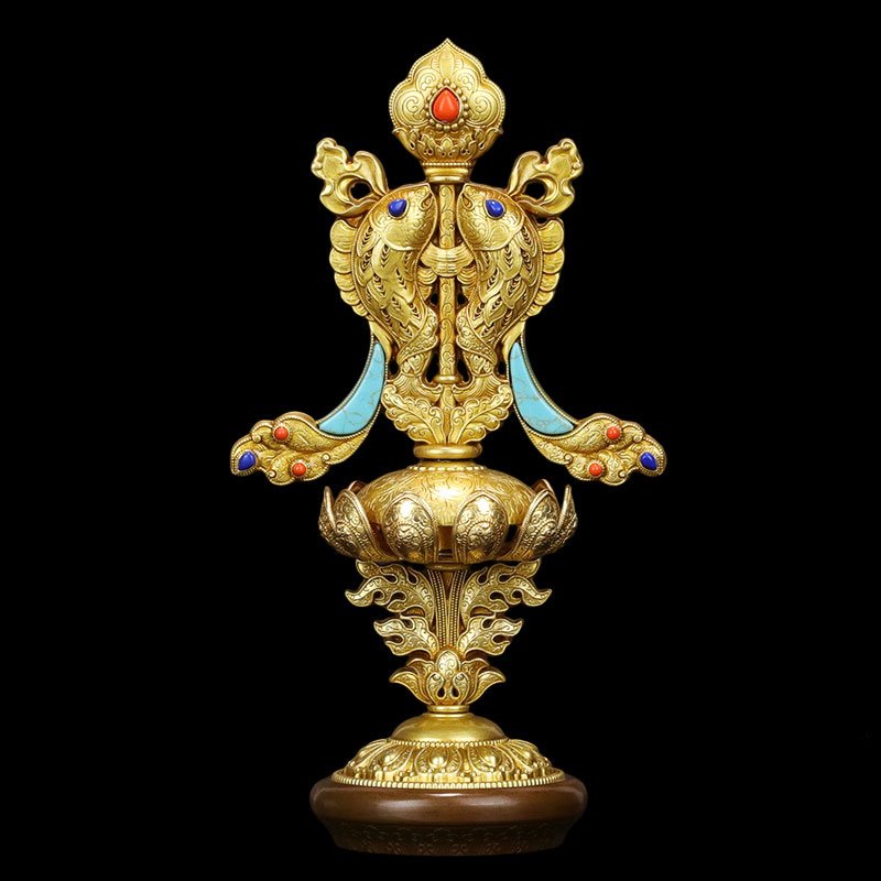 Bộ Bát Cát Tường Bộ 8 Món Cúng Dường Bộ Cát Tường Tây Tạng Bộ 8 Món Tây Tạng 16Cm Người Gieo Duyên