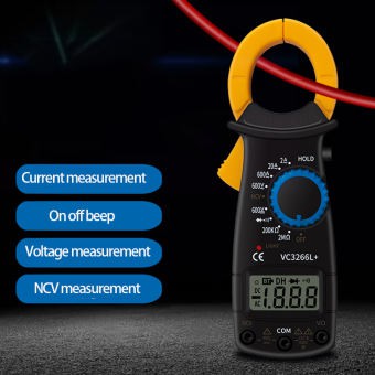 Đông Hồ Đo Điện Ampe Kế Cầm Tay Kẹp Vạn Năng Kỹ Thuật Số Kẹp Mét VC3266L+ (Tặng kèm Pin) 7hitech