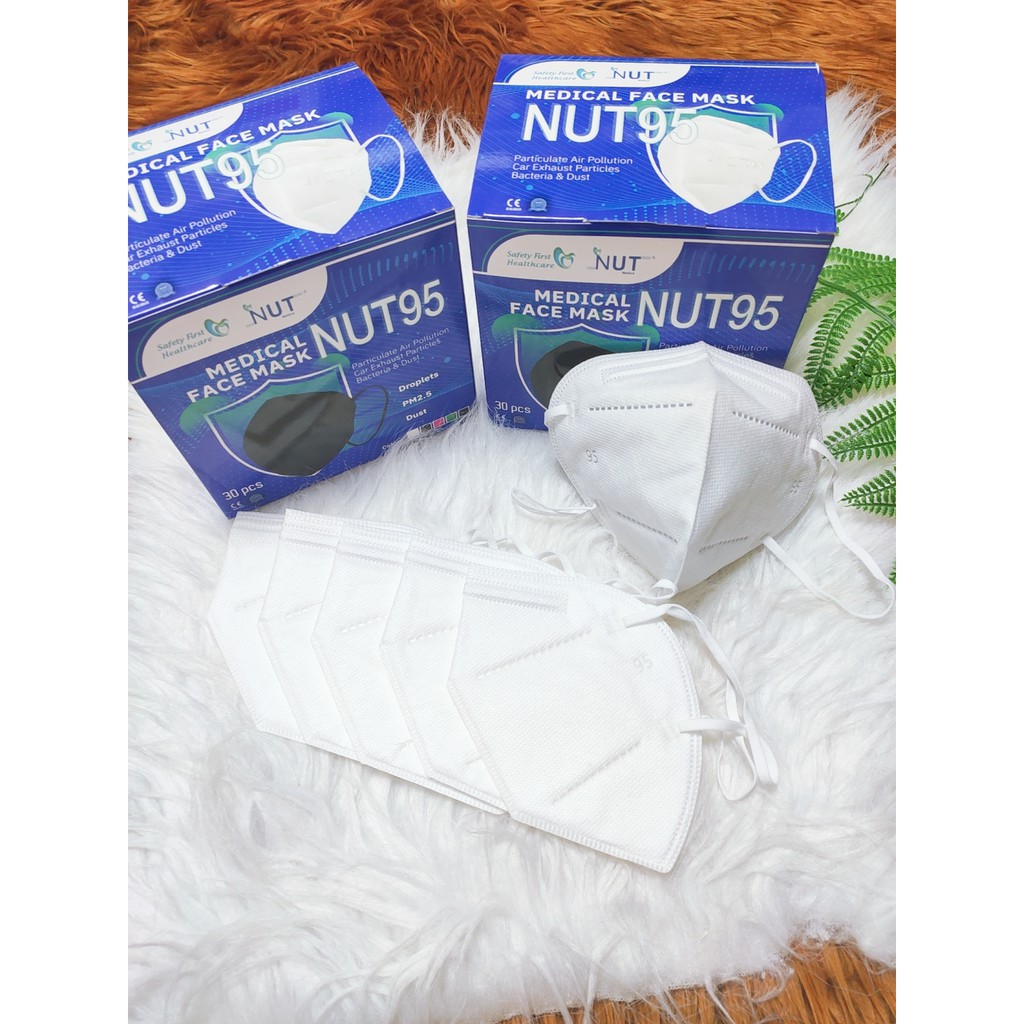 Khẩu trang N95 KN95 95 dày 5 lớp có gòn và nẹp nhôm ôm sát sống mũi tác dụng chống BỤI MỊN PM 2.5 | BigBuy360 - bigbuy360.vn