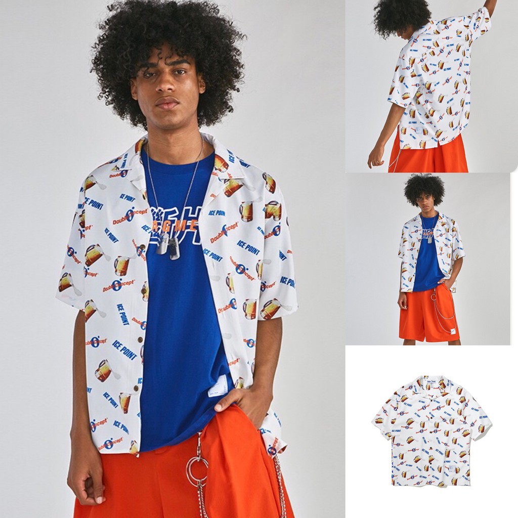 ÁO SƠ MI CỘC TAY UNISEX OVERSIZED LẺ SIZE INF-ALL | BigBuy360 - bigbuy360.vn
