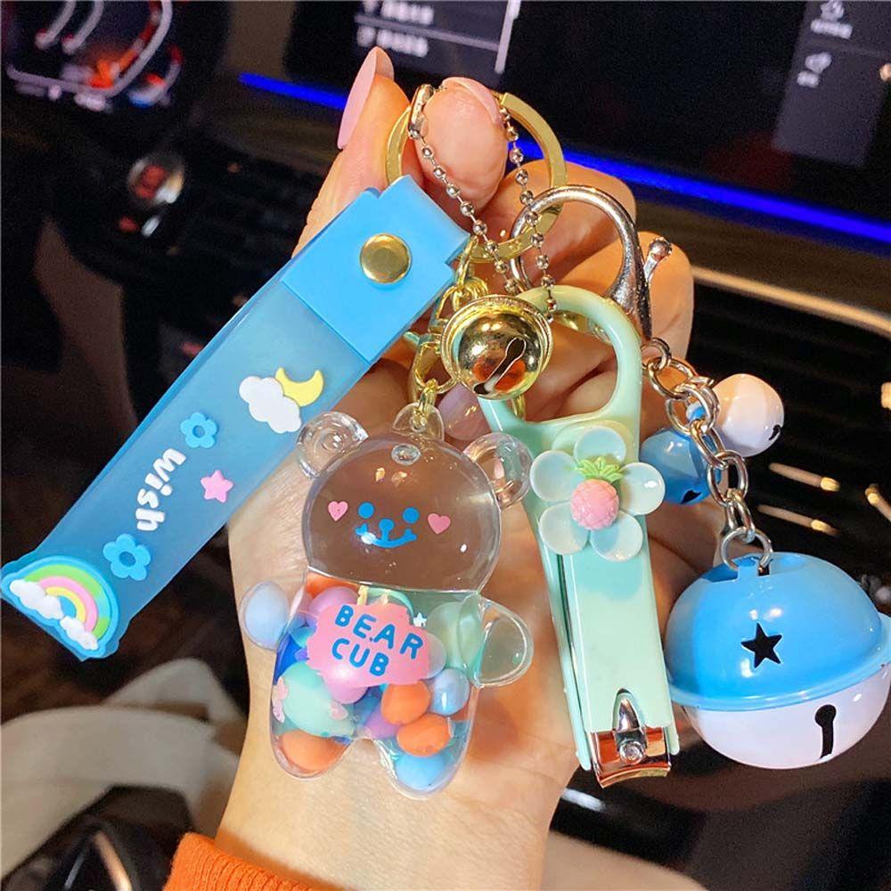 DARNELL Móc Khóa Hình Gấu Chubby Nhiều Màu Dễ Thương