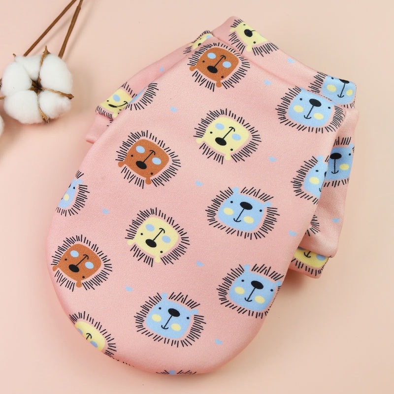 Áo Sweater Cổ Tròn In Họa Tiết Hoạt Hình Dễ Thương Cho Thú Cưng