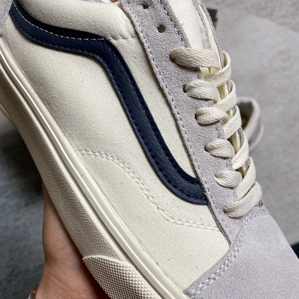 Giày sneaker nam nữ đi học: Vans Style 36 White Black (Trắng/Đen) - HYPE Sneaker | Bản 1:1 chuẩn