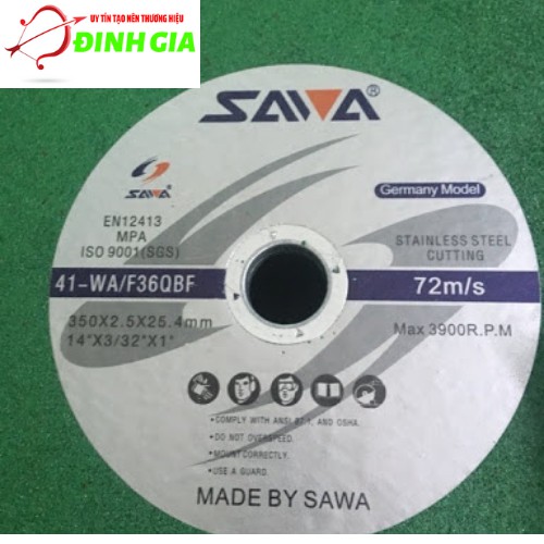 Đá Cắt Xanh Sawa 3.5 Tấc, 350mm