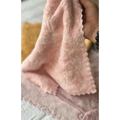 Combo 10 khăn lau bát đĩa 30x30cm siêu mềm mại, lông cừu, không bám lại bụi vải thấm hút cực kỳ nhanh