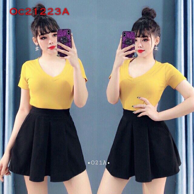 [Xã Hàng Lấy vốn Áo tay lỡ cổ tim