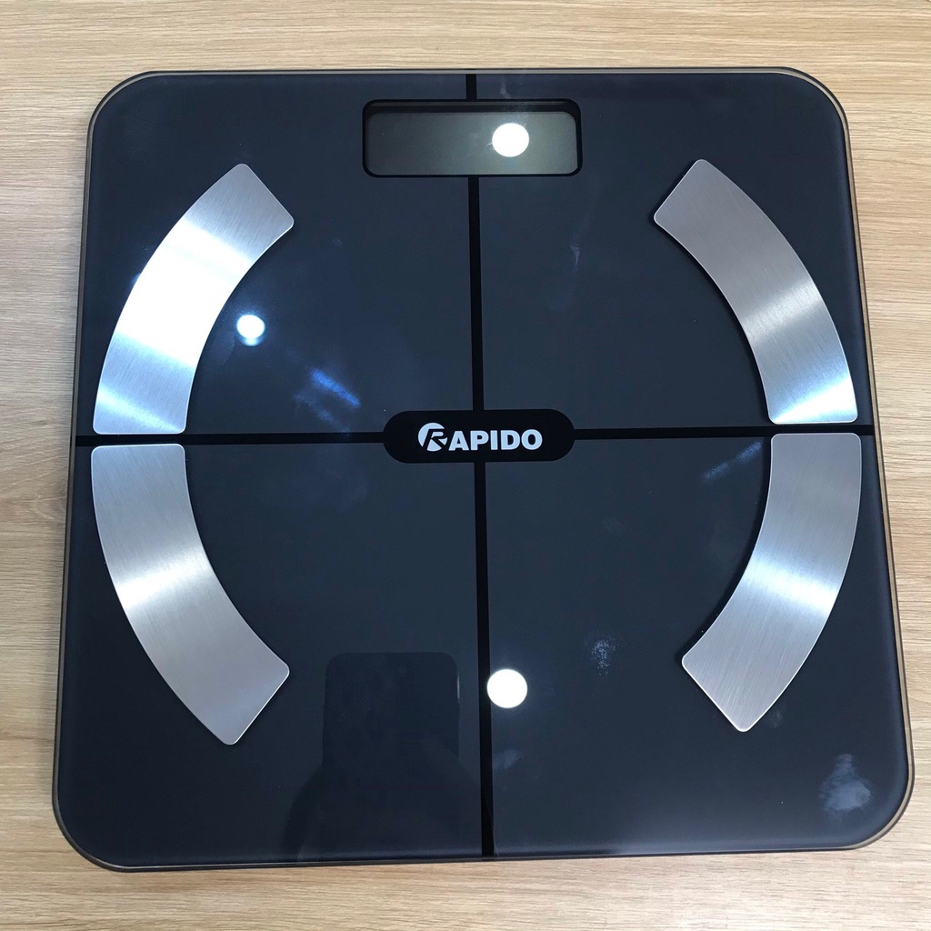 Cân điện tử, cân sức khỏe điện RAPIDO RSB02-S đo 11 chỉ số có kết nối Bluetooth- BH 12 tháng
