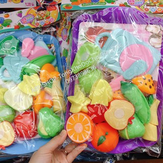 Đồ Chơi Nấu Ăn -  Bộ đồ chơi nấu ăn cho bé kèm khay dao thớt,Trò chơi trẻ em làm đầu bếp